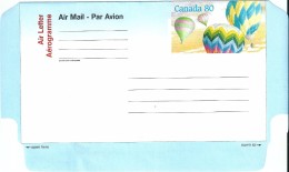 Lettre, Enveloppe  Aérogramme  Du  CANADA   Non Circulé    (  Par Avion  ) - Airmail