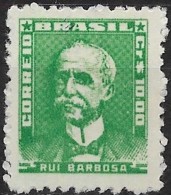 BRAZIL 1954 Portraits.-Barbosa - 10cr Green  MNG - Ongebruikt