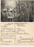 Soldats Jouant Aux Cartes - Im Unterstand   - Cachet Mulitaireb GeprüftLdw6./109  (Prisonnier De Guerre ?) (91182) - Cartes à Jouer