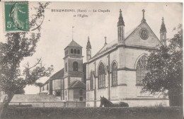 27  Beaumesnil La Chapelle Et L'eglise - Beaumesnil