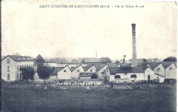 ISERE - 38 - SAINT ETIENNE DE SAINT GEOIRS - Vue De L'usine De Soie - Pliure - Saint-Pierre-d'Entremont