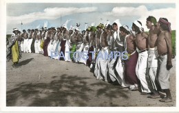 57910 PARAGUAY COSTUMES NATIVE INDIOS POSTAL POSTCARD - Paraguay