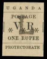 *        54-59 (70-75) 1896 1a-1R Black VR Type-set Overprinted "L"^ At Kampala, Cplt (6), Unu Iss, F-VF... - Ouganda (...-1962)