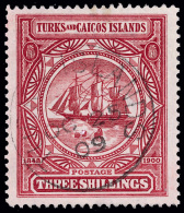 O        1-9 (101-09) 1900 ½d-3' Badge Of The Islands^, Cplt (9), Lightly Canceled, F-VF Scott Retail... - Turks And Caicos