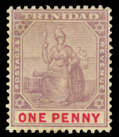 *        74-90 (114-24, 127-32) 1896-1906 ½-£1 Britannia Set^, Wmkd CA Or CA Over Crown, Cplt (17) Per... - Trinité & Tobago (...-1961)