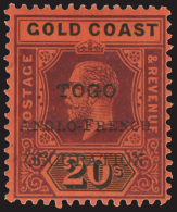 *        66-78 (H34-46, H38g) 1915 ½d-20' K George V Stamps Of Gold Coast, With "TOGO Anglo-French... - Autres & Non Classés