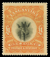 *        10-28 (74-92) 1922-25 5¢-£1 K George V Giraffes^, Wmkd MSCA, Cplt (19), A Popular And... - Tanganyika (...-1932)