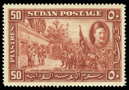 **       51-59 (59-67) 1935 5m-50pi General Gordon Anniversary^ Set, Wmkd SG, Perf 14, Cplt (9), Only 5501 Sets... - Sudan (...-1951)