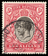 O        64-76 (73-85) 1921 ½a-5R K George V^, Wmkd Script CA, Perf 14, Cplt (13), While Comparatively Easy... - Somaliland (Protectorate ...-1959)