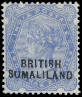 *        14f (18b) 1903 2½a Ultramarine Q Victoria^ Of India Overprinted "BRITISH SOMALILAND" At Bottom In... - Somaliland (Protectorate ...-1959)