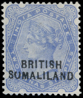 *        14f (18b) 1903 2½a Ultramarine Q Victoria^ Of India Overprinted "BRITISH SOMALILAND" At Bottom In... - Somaliland (Herrschaft ...-1959)