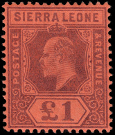 *        64-76 + Var (73-85) 1903 ½d-£1 K Edward VII^, Wmkd CA, Perf 14, Cplt (13) Per Stanley... - Sierra Leone (...-1960)