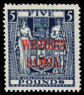 *        176 Var-180 Var (194a-194d) 1941-42 5'-£5 Coat Of Arms Of New Zealand^ Postal Fiscal Overprinted... - Samoa