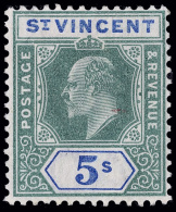 *        71-79 (76-84) 1902 ½d-5' K Edward VII^, Wmkd CA, Cplt (9), OG,VLH, F-VF Scott Retail $175…SG... - St.Vincent (...-1979)