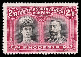 *        113 (157) 1910 2'6d Black And Rose-carmine K George V^ Double Head, Perf 14, Fresh Color, OG,LH, F-VF... - Otros & Sin Clasificación