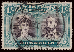 O        111 Var (152a Var) 1910 1' Purple-black And Blue-green K George V^ Double Head, Perf 14, VARIETY - King's... - Andere & Zonder Classificatie