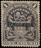 *        82-99 (100-13, 114-18) 1909 ½d-£1 Rhodesia Coat Of Arms^ Overprints And Surcharges, Cplt... - Sonstige & Ohne Zuordnung