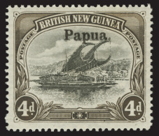 *        11-18 (17-24) 1906 ½d-2'6d Lakatois^ On Medium To Thick Paper, Overprinted "Papua." SG Type 3... - Papua New Guinea