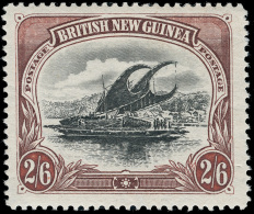 *        1-8 (1-8) 1901-05 ½d-2'6d British New Guinea Lakatois^ On Thick Paper, Wmkd Multiple Rosettes... - Papouasie-Nouvelle-Guinée