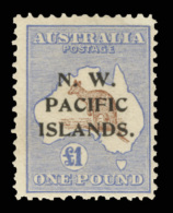 *        10 (85) 1915 £1 Brown And Ultramarine Kangaroo Of Australia Overprinted "N. W. PACIFIC ISLANDS."^,... - Autres & Non Classés