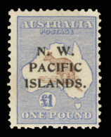 *        10 (85) 1915 £1 Brown And Ultramarine Kangaroo Of Australia Overprinted "N. W. PACIFIC ISLANDS."^,... - Andere & Zonder Classificatie