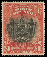 *        B31-47 (235-52) 1918 1¢+4¢ - $10+4¢ Pictorials With RED CROSS 4¢ Surcharges^ SG Type... - North Borneo (...-1963)