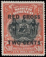 *        B14-30 (214-34) 1918 1¢+2¢ - $10+2¢ Red Cross 2¢ Surcharges^ SG Type 69, Cplt (17),... - Bornéo Du Nord (...-1963)