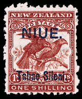 *        13c (15) 1903 1' Brown-orange New Zealand Kea And Kaka^ Overprinted "NIUE \ Tahae Sileni", ERROR - "Tahae"... - Niue