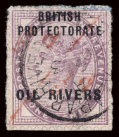 /\       7c (7a) 1893 ½d On Half Of 1d Lilac Q Victoria^, Unsevered Pair, Only 480 Issued, Very Scarce, Red... - Andere & Zonder Classificatie