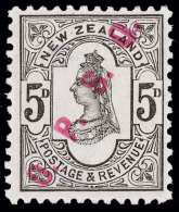 *        O4 (O14) 1891-1906 5d Olive-black Q Victoria^, Magenta "O.P.S.O." Handstamp, Fresh And Well Centered,... - Service