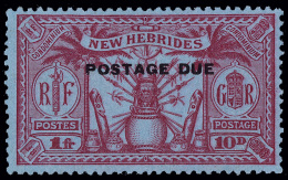 *        J1-5 (D1-5) 1925 1d (10¢)-10d (1fr) Postage Due Overprint Set, Cplt,^ Very Fresh (no Trace Of The Gum... - Sonstige & Ohne Zuordnung