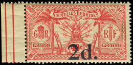 **       31 (35) 1921 2d On 40c Red On Yellow Weapons And Idols^ (French Issue) Surcharge, Wmkd RF In Sheet, Perf... - Autres & Non Classés