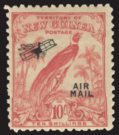 *        C28-43 (190-203) 1932-34 ½d-£1 Bird Of Paradise With Air Mail Overprints, Undated Scrolls^,... - Papua-Neuguinea