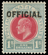 *        O1-6 (O1-6) 1904 ½d-1' K Edward VII Officials^, Wmkd MCA, Perf 14, Cplt (6), Scarce And... - Natal (1857-1909)