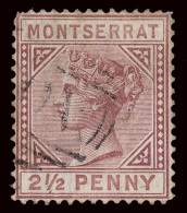 O        3-4 (4-5) 1880 2½d-4d Q Victoria^, Wmkd CC, Cplt (2), Scarce, Fine Scott Retail $275…SG $300 - Montserrat