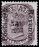 O        118-23 (157-62) 4¢-2R50¢ Q Victoria^ "Postage & Revenue" Overprints, Cplt (6), Including The... - Mauricio (...-1967)