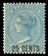 *        50-58 (83-91) 1878 2¢-2.50R On 1d-5' Q Victoria^ Surcharges, Wmkd CC, Perf 14, Cplt (9), The 17¢... - Maurice (...-1967)