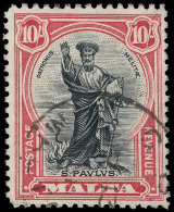 O        167-83 (193-209) 1930 ¼d-10' St. Paul Inscribed "POSTAGE AND REVENUE" Set^, Wmkd Script CA... - Malte (...-1964)