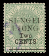 O        29 (47) 1891 2¢ On 24¢ Green Q Victoria^ Of Straits Settlements Overprinted And Surcharged SG... - Autres & Non Classés