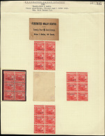 S/[+]    61 Var (SB10s, 64s Var)  1926 $1.44 Stamp Booklet, Exploded, With Cover And  Including All Four Original... - Federated Malay States
