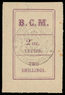 *        8 (4) 1884 2' Magenta B.C.M.^, Black Handstamp, Pos 4 With Hollow Stop After "B", Sound, A Few Small Tone... - Autres & Non Classés