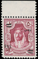 **       256//264 Var Footnoted (308a-328a) 1952 2f On 2m-50f On 50m Emir Abdullah^ Overprints In Black, Cplt (8)... - Jordanien