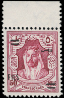 **       256//264 Var Footnoted (308a-328a) 1952 2f On 2m-50f On 50m Emir Abdullah^ Overprints In Black, Cplt (8)... - Jordanie