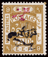 *        98 Var (75a Var Footnoted) 1923 ½p On 9p Ochre Issue Of November 1922^, With Additional Surcharge,... - Jordanien