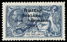 *        38 (46) 1922 10' Dull Grey-blue K George V Sea Horses^ Of Great Britain With Thom Overprint SG Type 3, OG,... - Neufs