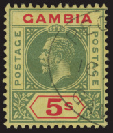 O        70-86 (86-102) 1912-22 ½d-5' K George V^, Wmkd MCA, Perf 14, Cplt (30) With All Shades And Papers,... - Gambie (...-1964)