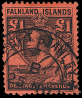 O        54-64 (116-26) 1929-36 ½d-£1 K George V Fin Whale And Gentoo Penguins^ Definitives, Wmkd... - Falklandinseln