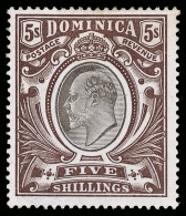 *        25-34 (27-36) 1903 ½d-5' Roseau And K Edward VII^, Wmkd CC, Perf 14, Cplt (10), OG,HR, F-VF Scott... - Dominica (...-1978)