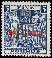 *        80-83, 107-08 (95-98b) 1931-32 2'6d-£5 New Zealand Postal Fiscal Stamps Overprinted^ SG Type 15 Or... - Cookeilanden