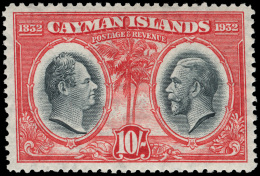 *        69-80 (84-95) 1932 ¼d-10' Centenary^ Issue, Wmkd MCA, Perf 12½, Cplt (12), A Select,... - Cayman Islands